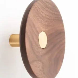 Agatatoare cuier Zoot, finisaj alama intunecata periata cu nuc natur, D:120 mm Ofertă exclusivă