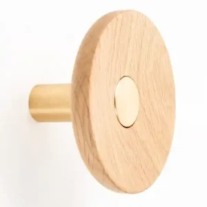 Agatatoare cuier Zoot, finisaj alama intunecata periata cu stejar natur, D:90 mm Cumpără acum