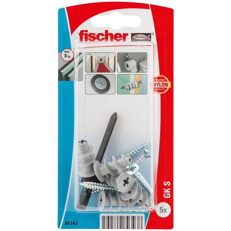 Super ofertă Fischer Set diblu nylon cu surub GKSK 84343 Profix