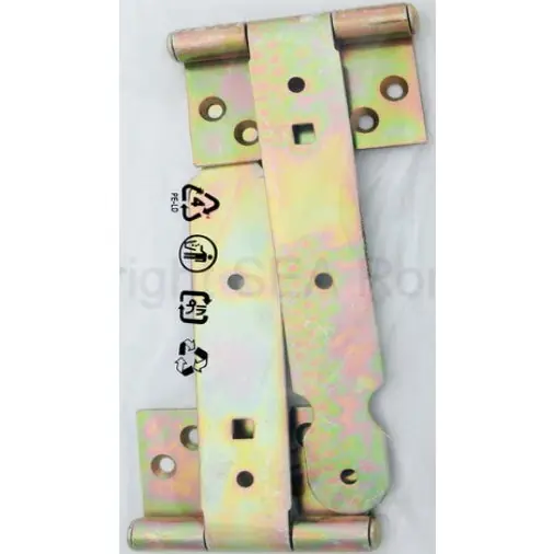 Balama poarta brat l195x92x3mm 2buc/set 33360 zincat galben Plată sigură