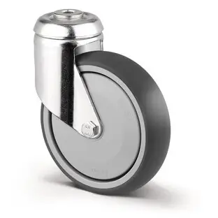 Roata pivotanta cu alezaj 2370-PJP125-P30 Tente Ofertă