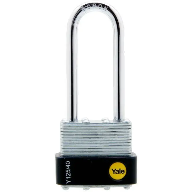 Yale Lacat otel laminat 40mm veriga lunga Y125B/40/163/1 Retur gratuit