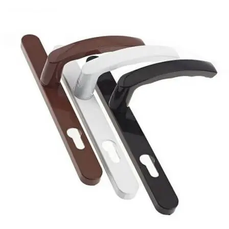 Yale Set maner 023 cu sild 85mm vopsit maro A023-2P-85-7501 Ofertă specială