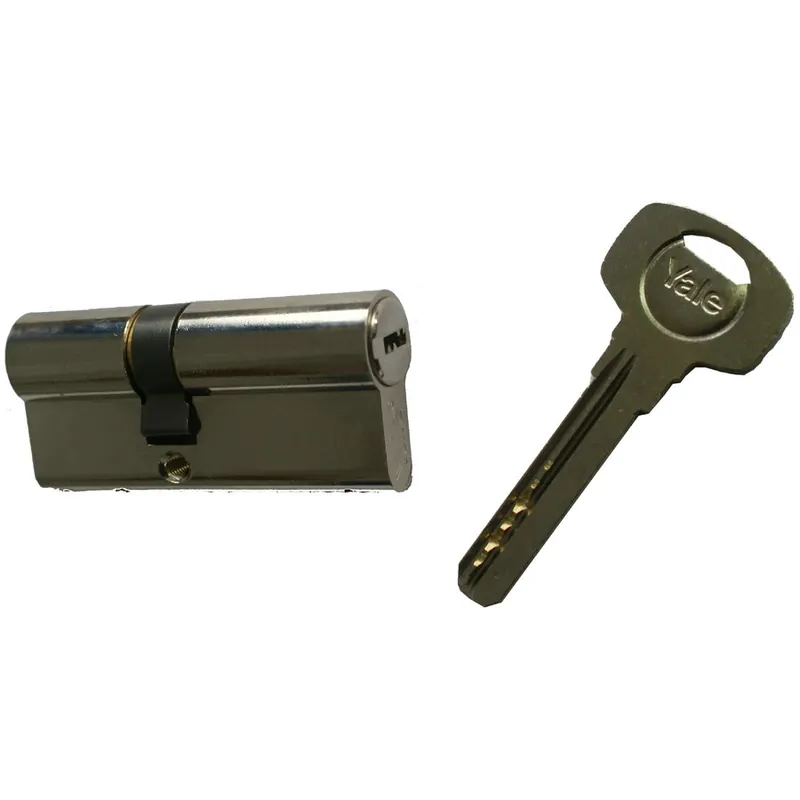 Cumpără acum Cilindru siguranta amprenta 40/60mm nichelat 5 chei 1000 A 01 CAN 40x60 Yale