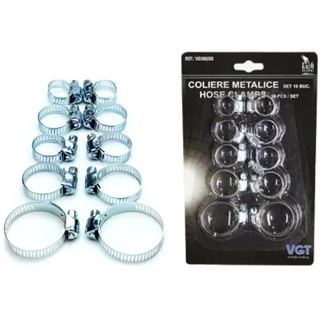 VADCRIS Coliere metalice 10buc VID560265 Ultima șansă