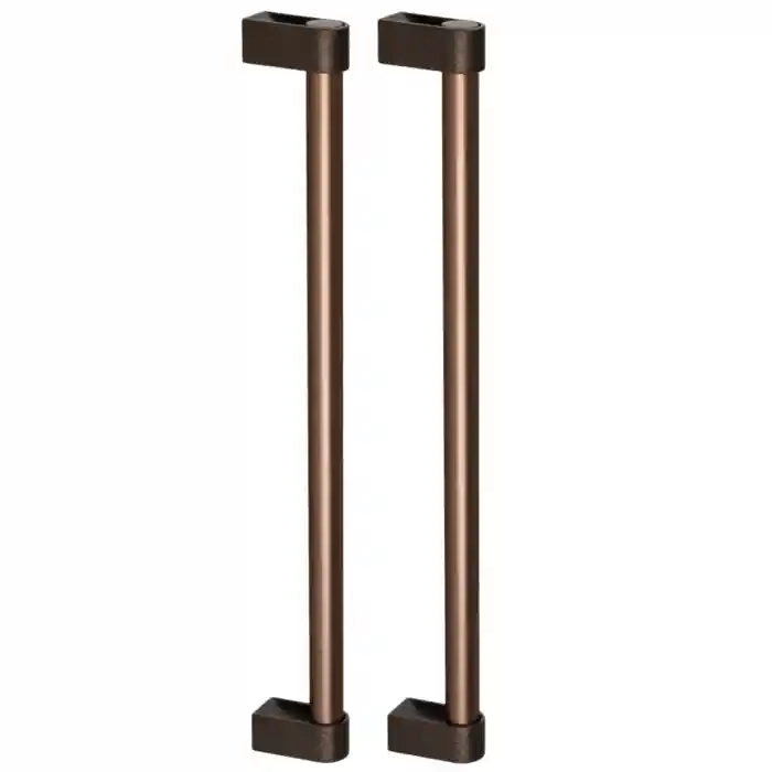 Vezi acum! Set manere spatiale Casey Big, finisaj maro metalic Chilipir