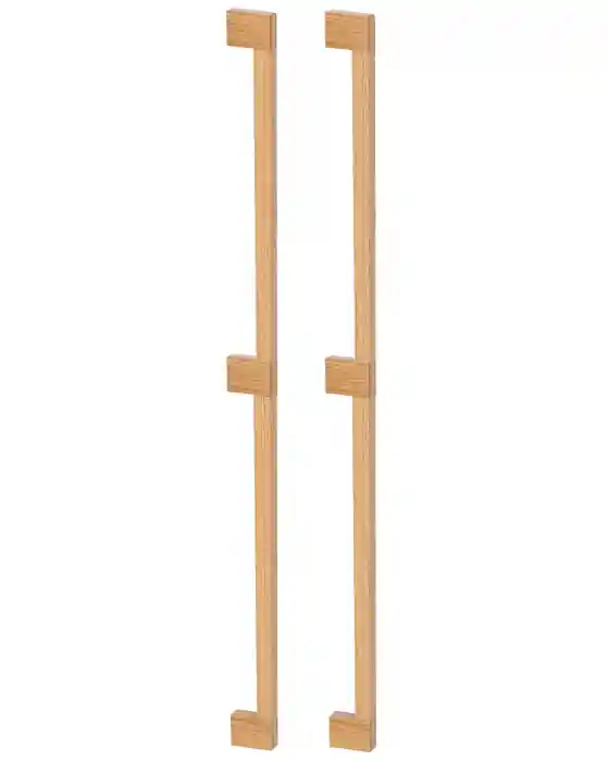 Vezi aici! Set manere spatiale double Hako Big, finisaj stejar Livrare gratuită