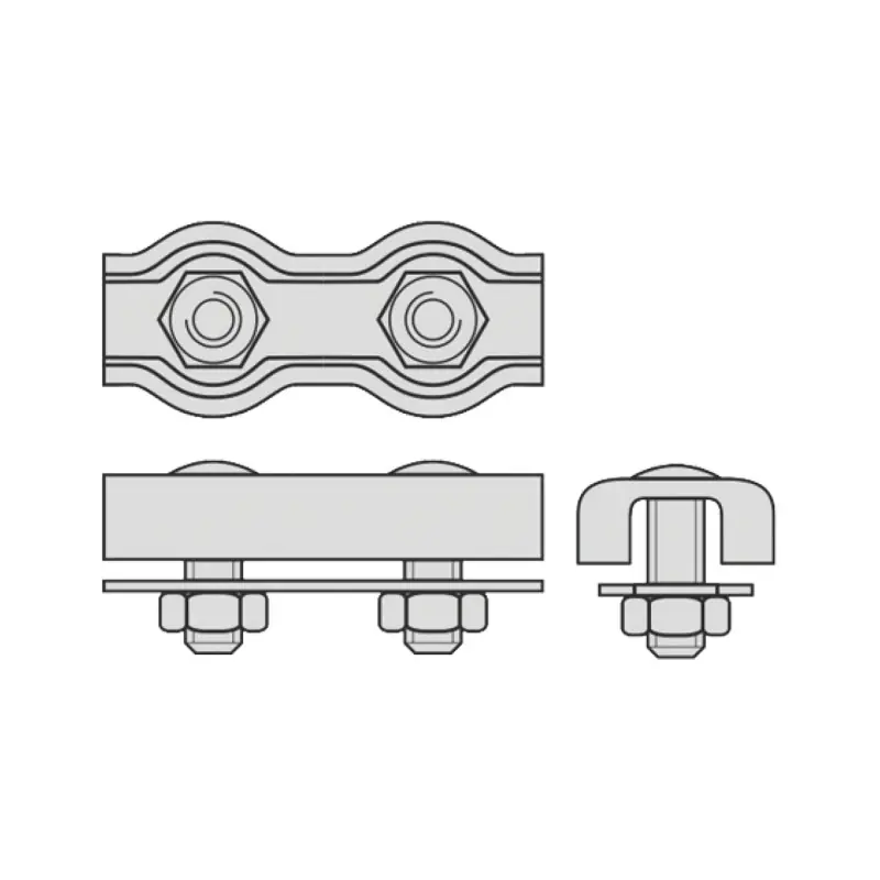 Preț mic Cleme Duble pentru Cabluri Metalice de Tractiune 3 mm Oferta Pre - Trada Marketplace