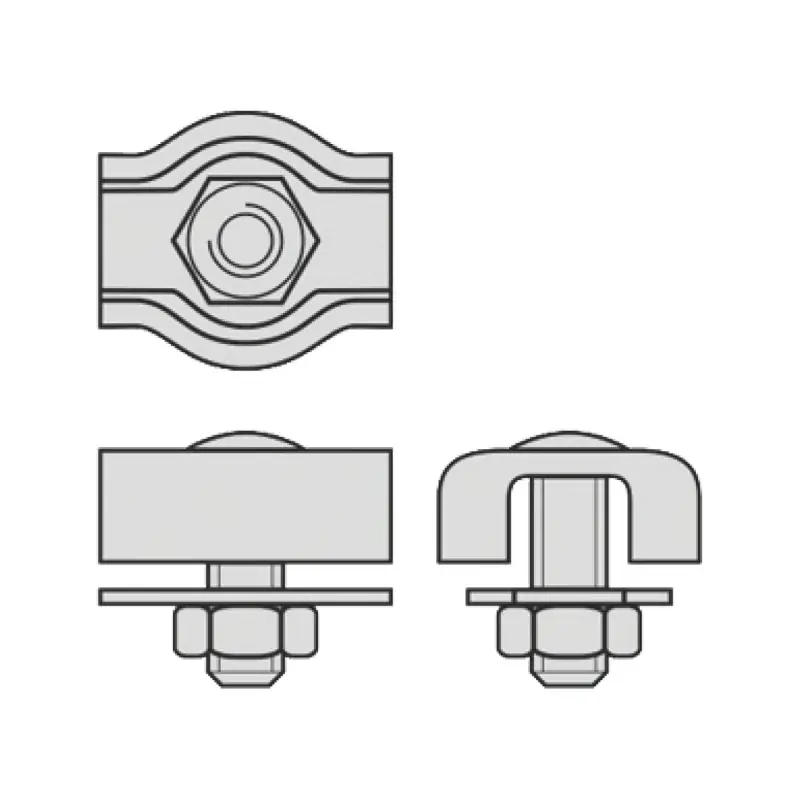 Cleme Simple pentru Cabluri Metalice de Tractiune, 6 mm Oferta P - Trada Marketplace Expediere rapidă