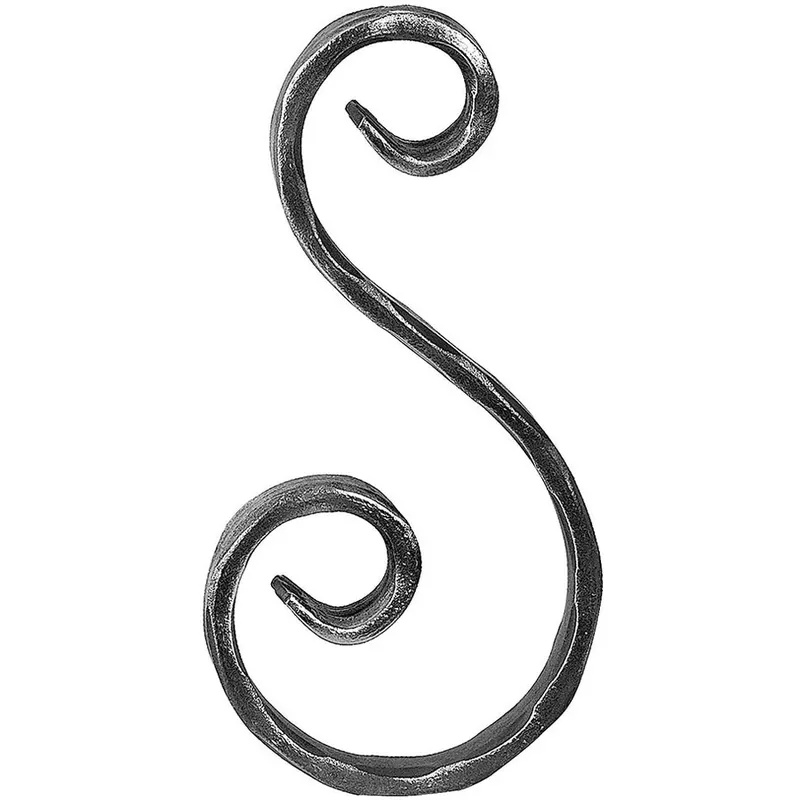 Element fier forjat "S" 15200 Ferrobrand Plată securizată