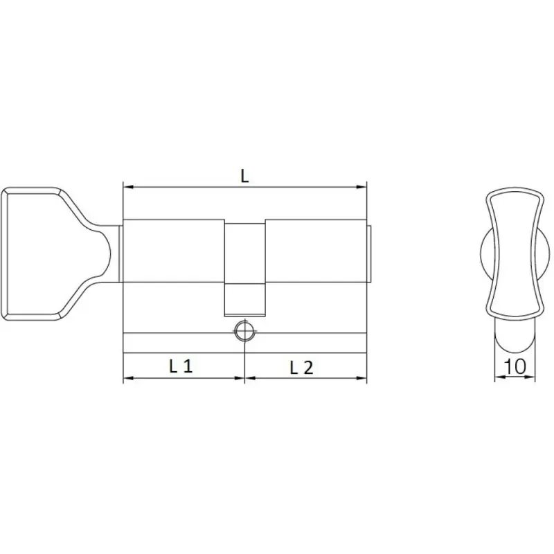 Cilindru Simetric 60x17 cu Buton Oferta Pret - Trada.ro - Trada Marketplace Ofertă specială