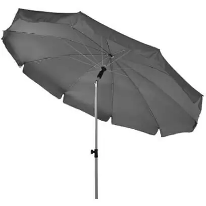 Umbrela terasa active 240 cm 10 spite antracit Disponibil imediat