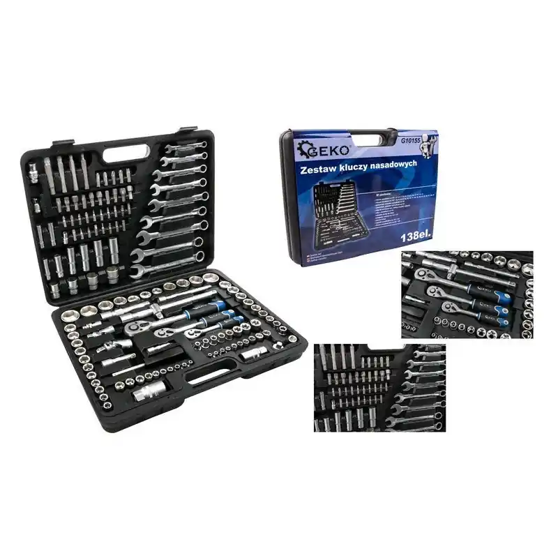 Vezi acum Trusa chei Crv din oțel 138 buc. Geko