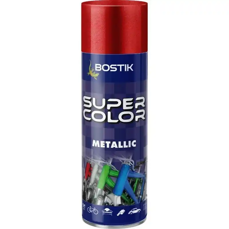 Vopsea Spray pentru Retus, Rosu Metalic, Bostik, 400 ml Oferta P - Trada Marketplace Promoție