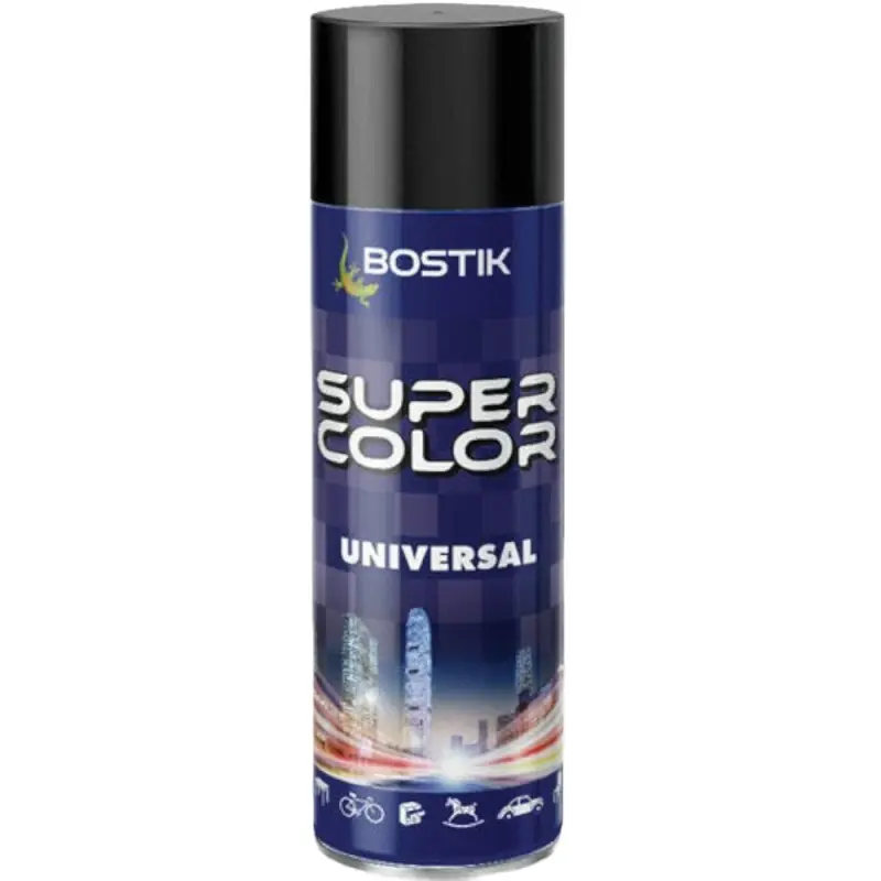 Vopsea Spray Universala Negru Lucios, pentru Retus, RAL 9005, Bo - Trada Marketplace Discount