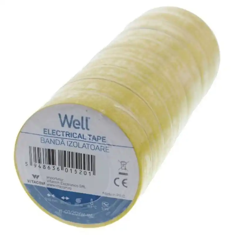 Bestseller Set Benzi Izolatoare Well, Galben, 1.9 cm x 20 m, 10 Bucati Ofer - Trada Marketplace