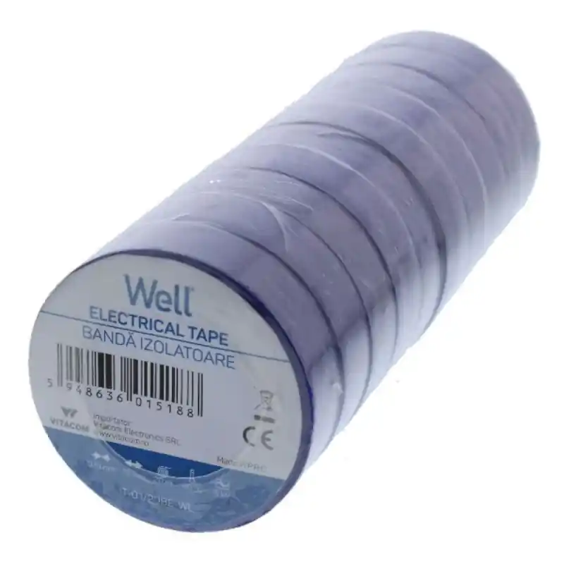 Discount Set Benzi Izolatoare Well, Albastru, 1.9 cm x 20 m, 10 Bucati Of - Trada Marketplace