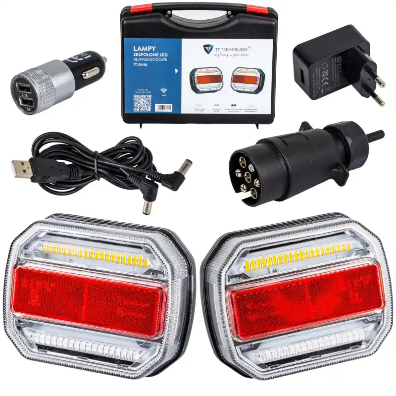 Vezi acum Lămpi spate fără fir LED SMD 2835 12V 24V pe magnet, set 2 buc.