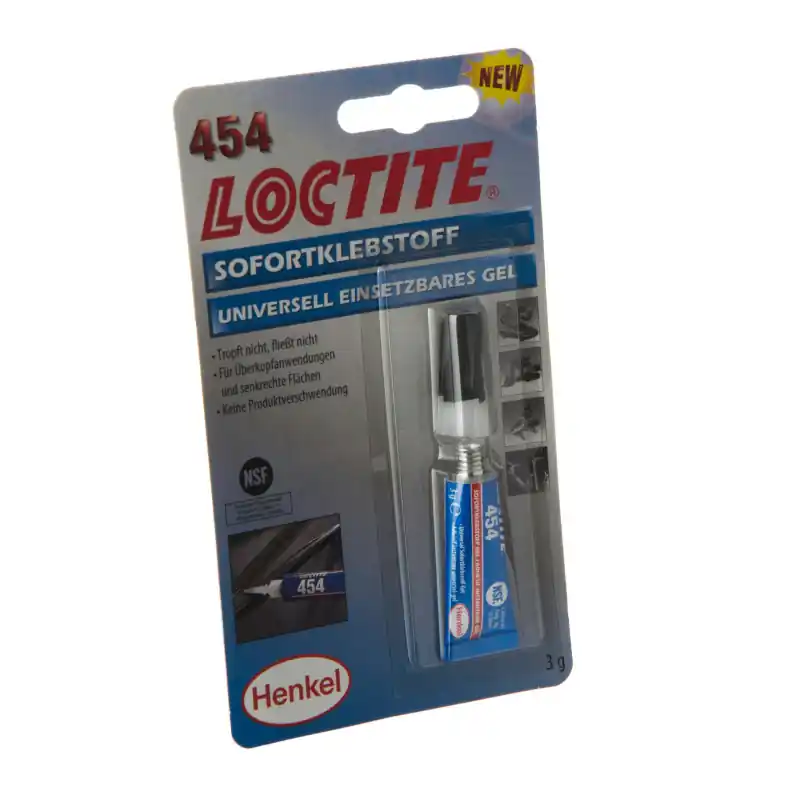 Adeziv instant Loctite 454 3 g tub Ultima șansă