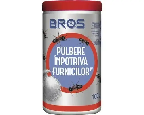 Bros Pulbere Furnici 100gr - Solutie versatila si eficienta pentru combaterea furnicilor Cel mai vândut