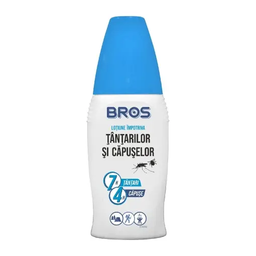 Calitate înaltă Lotiune Bros impotriva tantarilor si capuselor, 100 ml – Protectie eficienta pentru intreaga familie