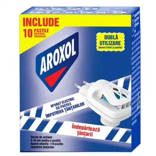 Aparat impotriva tantarilor Aroxol cu 10 pastile pentru interior Cumpără acum