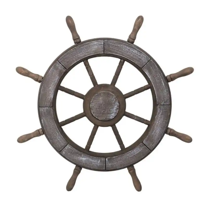 Transport gratuit Roata Decorativa, Model Carma Marinar, MDF, Diametru 50 cm, Maro - Trada Marketplace
