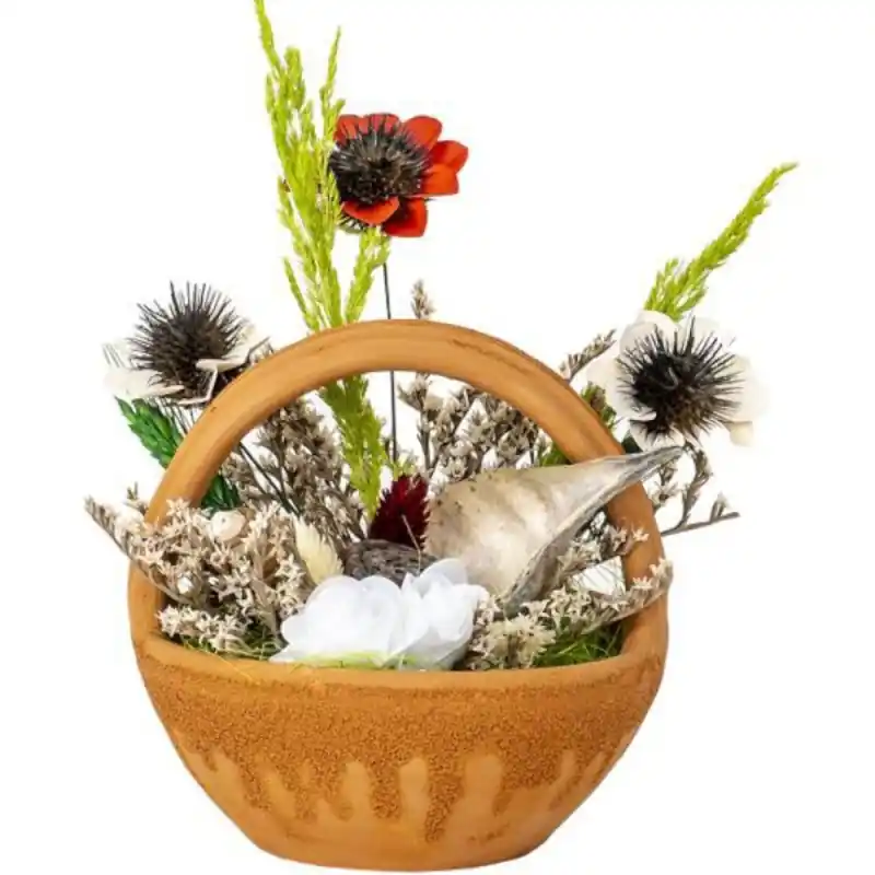 Aranjament Floral din Ceramica, Cos Mic cu Flori Oferta Pret - T - Trada Marketplace Plată securizată