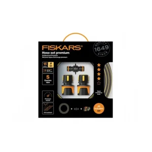 Set furtun FISKARS PREMIUM 19 mm 3/4 15m + cuplaje 1027101 Plată securizată