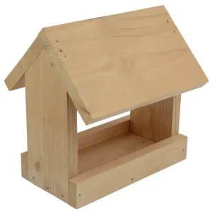 Reducere specială Alimentator de păsări cu un acoperiș înclinat