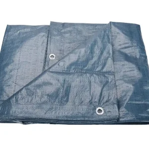 Plată sigură Prelată PE impermeabilă de grosime medie 100 g/m2, 10 × 15 m, PE