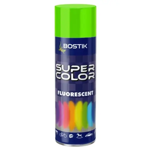 Vopsea spray, verde fluorescent, interior / exterior, 400 ml, Bostik Preț mic