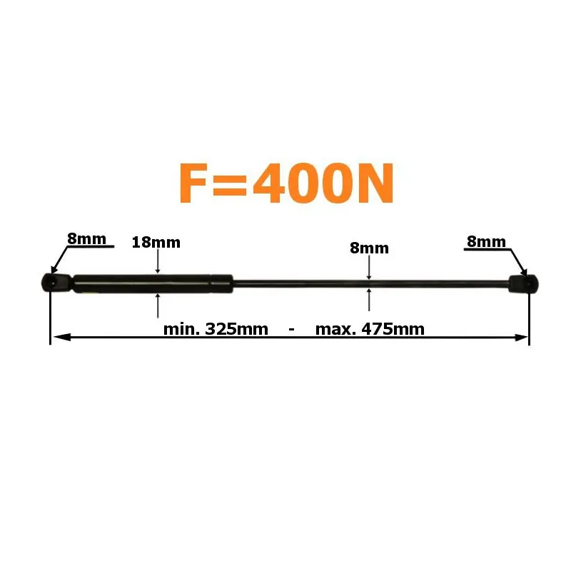 Amortizor cu gaz 475mm 400n Daf Preferatul clienților