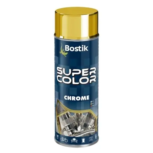 Vopsea spray, auriu cromat, interior / exterior, 400 ml, Bostik Discount