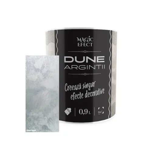 Vopsea decorativa interior Magic Silver Sand 0.9 L Retur gratuit
