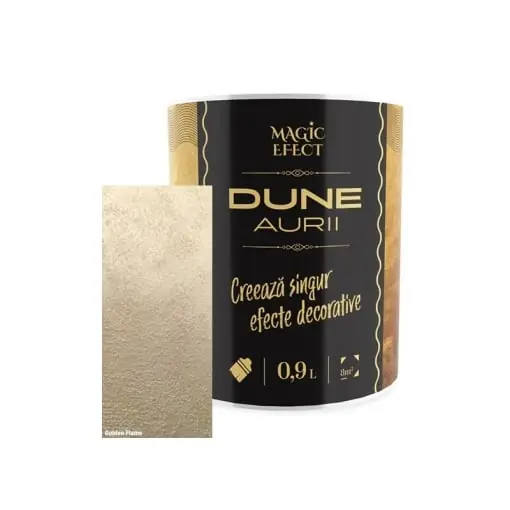 Vopsea decorativa interior Magic Efect Golden Flame 0.9 L Cel mai vândut