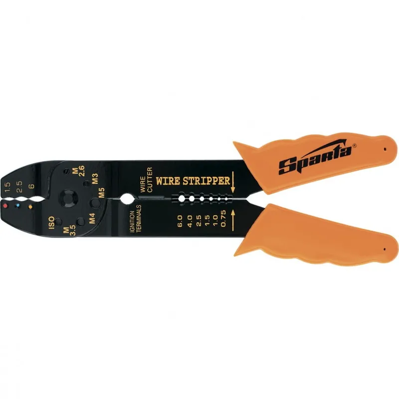 Calitate înaltă Cleste pentru indepartarea izolatiei si sertizare 210mm 1.5-6.5mm 177505 Sparta