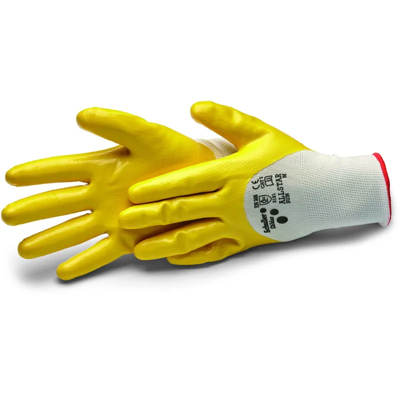 Cel mai bun preț ALLSTAR Manusa galbena nitril 10'' 42572 Schuller