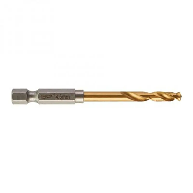 Comandă acum Milwaukee Burghiu metal HSS-titan red hex 1/4'' 4.5x29x76 mm -1pc 48894710