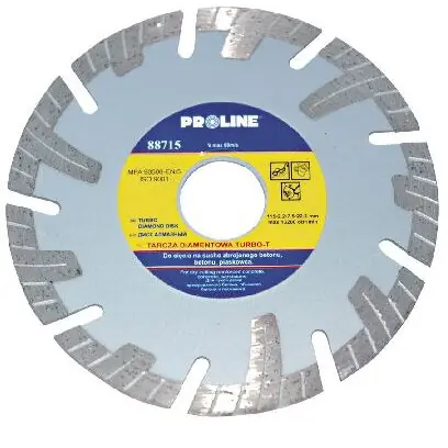 Discount Proline Disc diamantat turbo segmentat 115mm 88715