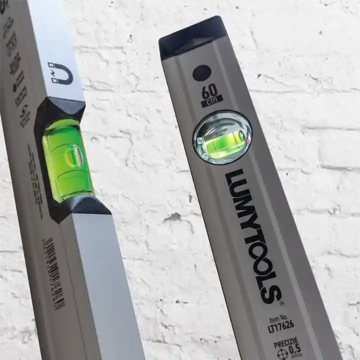 Vezi acum Nivela aluminiu 2 indicatori 60cm profi LT17606 Lumy