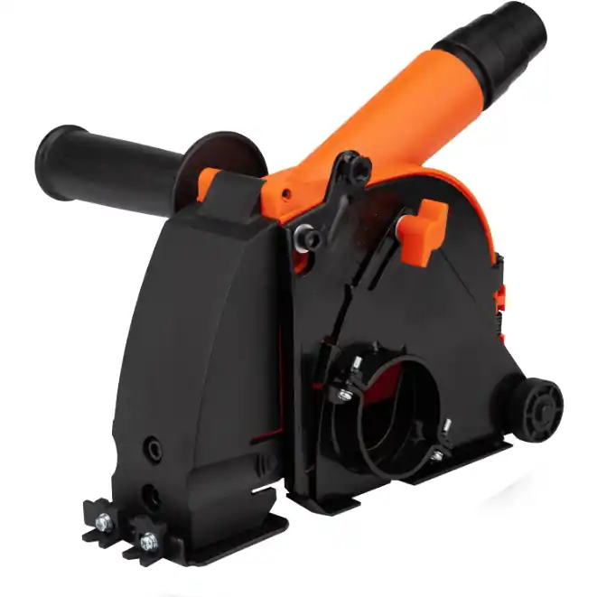 Vezi acum Adaptor aparatoare polizor unghiular pentru debitare cu sistem de aspirare 125 mm 681747 Evotools