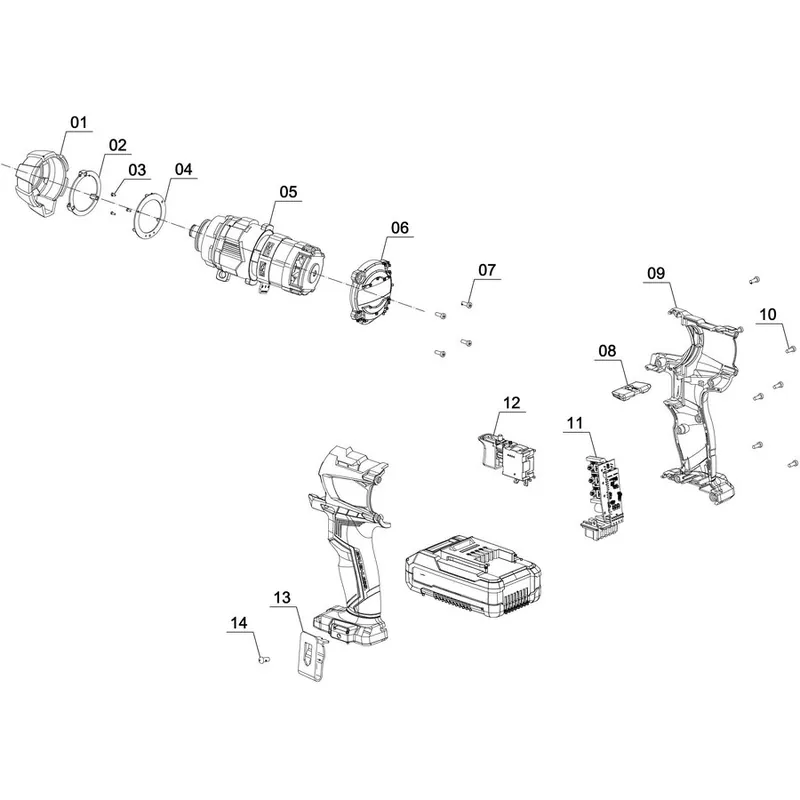 Livrare gratuită Masina insurubat PXC TP-CW 18 li brushless-solo 4510040Einhell