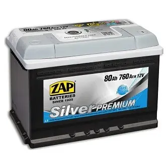 Cel mai vândut ZAP Baterie auto silver premium 12V 80AH