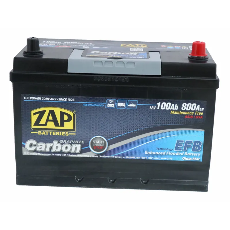 Vezi acum ZAP Baterie auto carbon EFB 12V 100AH
