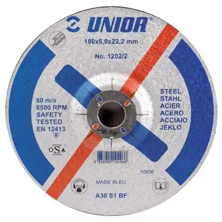 Ofertă specială Disc abraziv 1202/2 180x8x22 610497 Unior