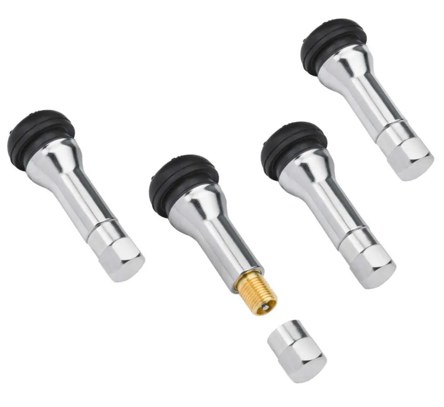 Plată securizată Valvă TR 414 cromată pentru jante din aluminiu 4buc