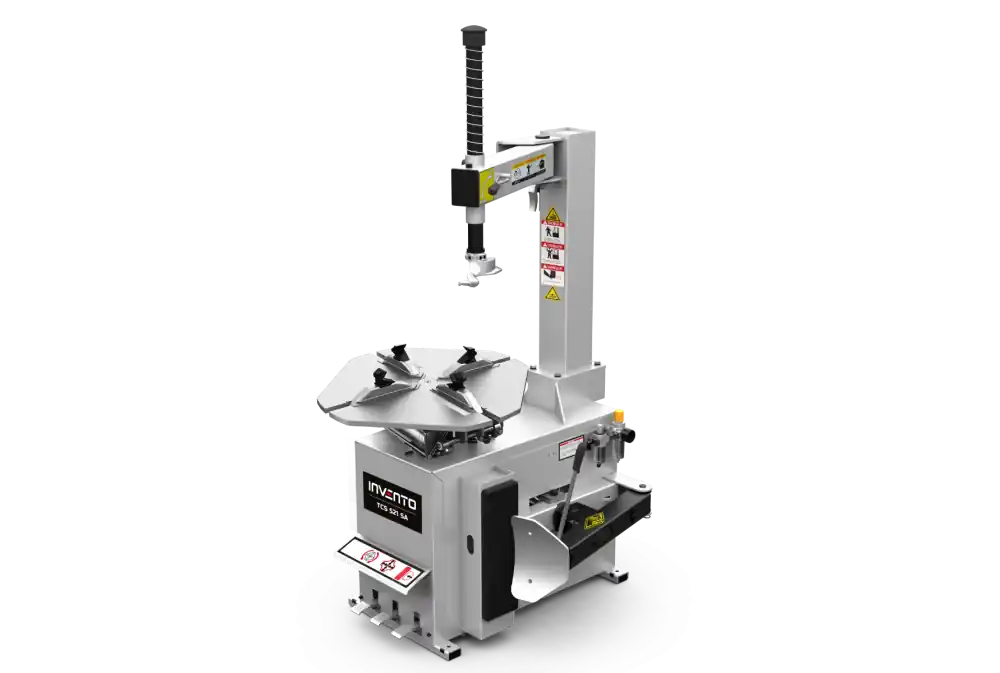 Aparat de dejantat anvelope Invento TCS-521 SA – automat, cu braț oscilant, pentru jante până la 21", 230V Calitate înaltă